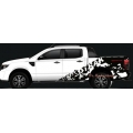 Sticker ลาย wildtrak ฟอร์ด แรนเจอร์ Ford Ranger สั่งตัด 3 วัน มัดจำ 1000 บาท  สีฟรี ธรรมดา