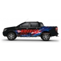 Sticker ลาย American แรนเจอร์ Ford Ranger สั่งตัด 3 วัน มัดจำ 1000 บาท  สีฟรี ธรรมดา