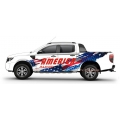 Sticker ลาย America แรนเจอร์ Ford Ranger สั่งตัด 3 วัน มัดจำ 1000 บาท  สีฟรี ธรรมดา